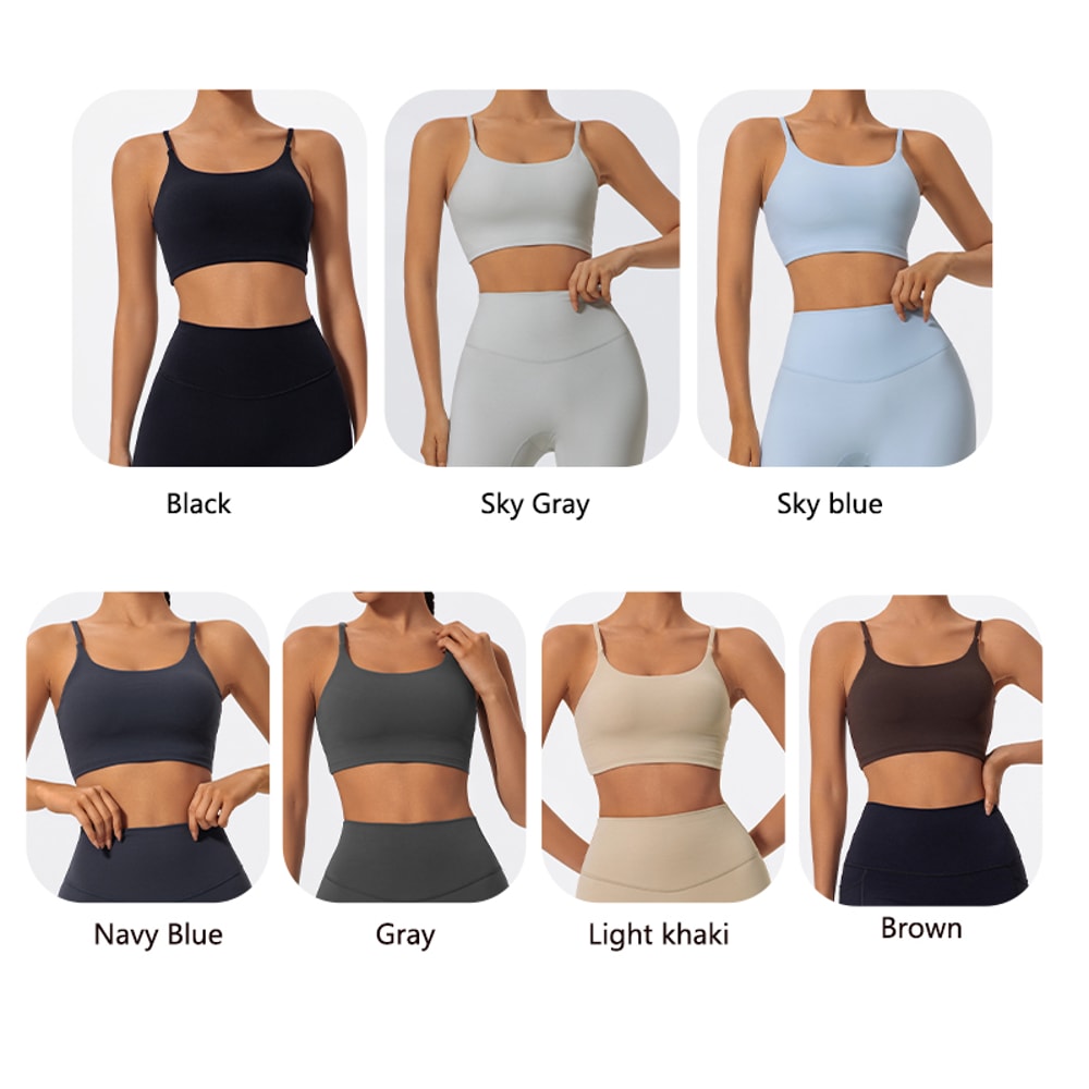 Premium Quick Dry Push Up Sports Bra Quick Dry Yoga Top For Women Breathable Gym Workout Fitness 2