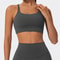 Premium Quick Dry Push Up Sports Bra Quick Dry Yoga Top For Women Breathable Gym Workout Fitness 8