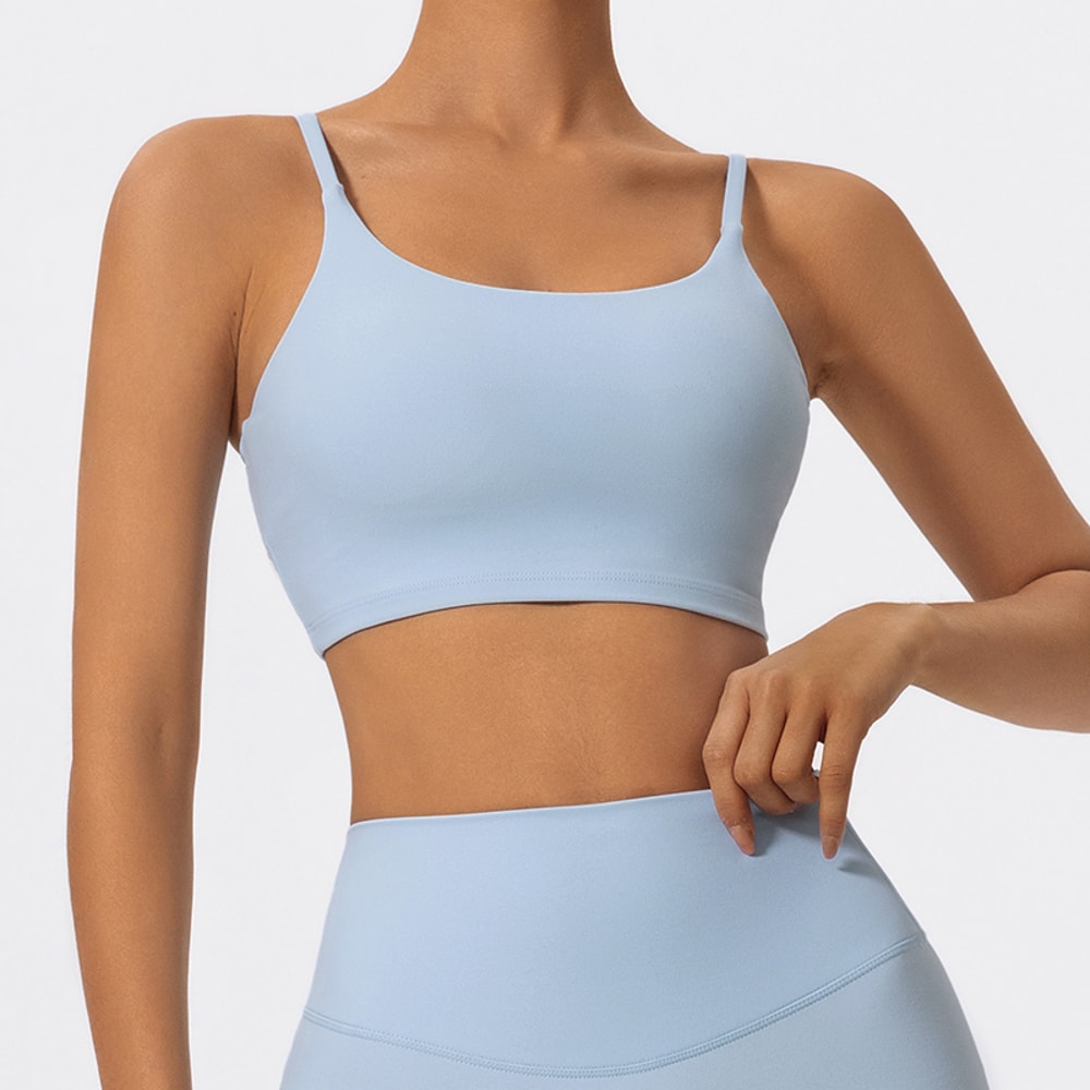Premium Quick Dry Push Up Sports Bra Quick Dry Yoga Top For Women Breathable Gym Workout Fitness 7