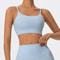 Premium Quick Dry Push Up Sports Bra Quick Dry Yoga Top For Women Breathable Gym Workout Fitness 7