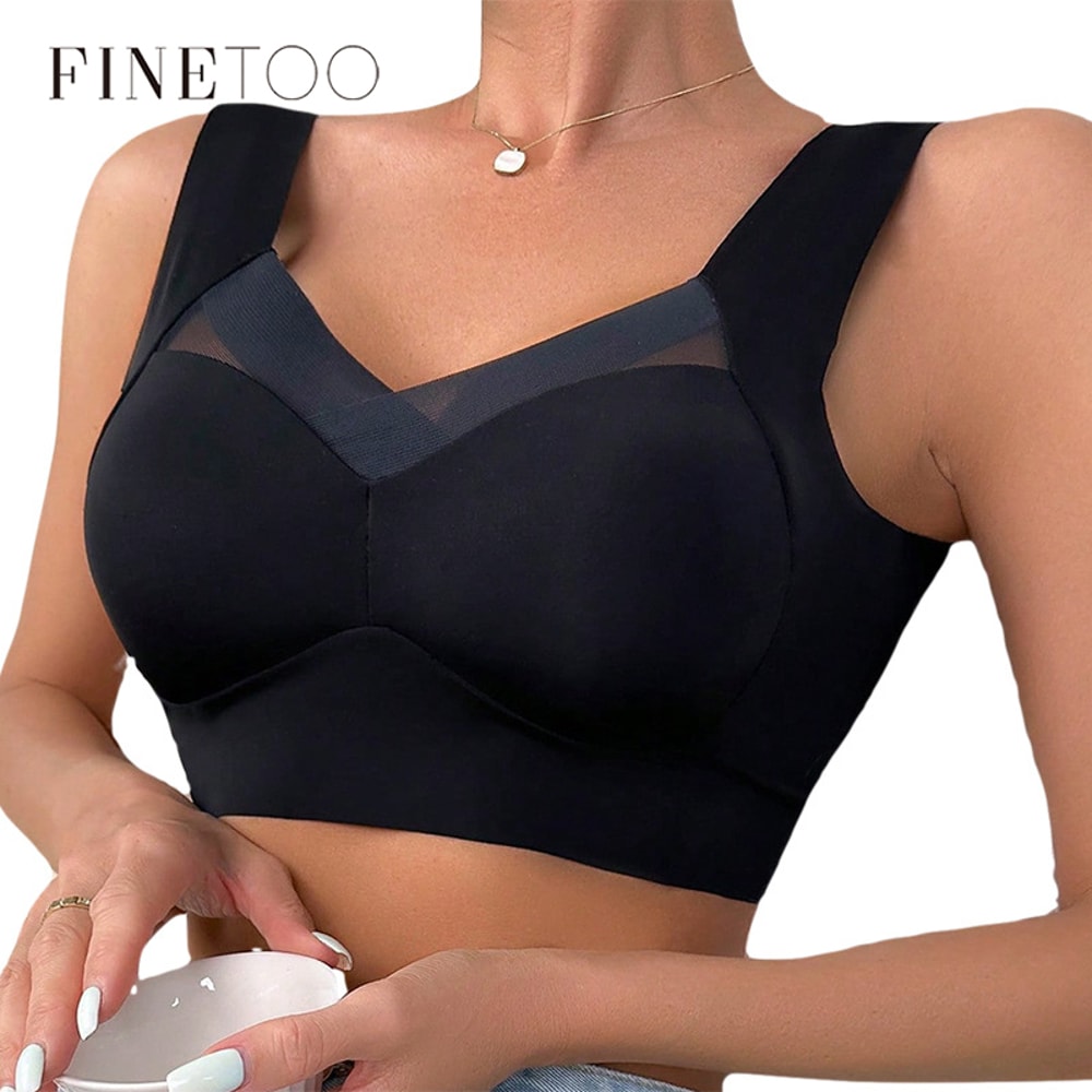 Seamless Plus Size Push Up Bra With Lace Backless Design 0