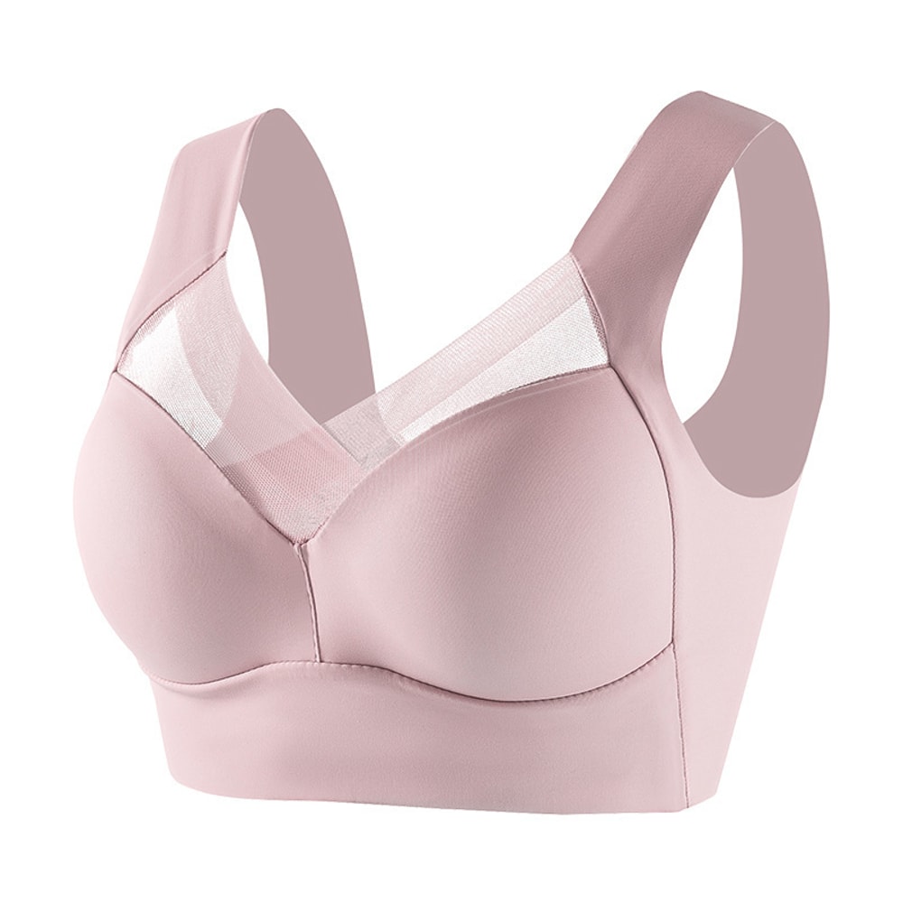 Seamless Plus Size Push Up Bra With Lace Backless Design 3