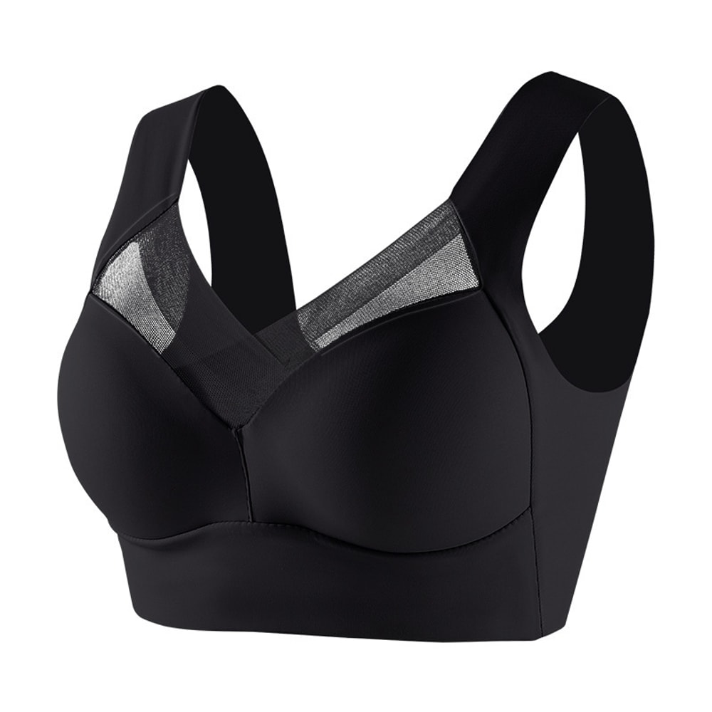 Seamless Plus Size Push Up Bra With Lace Backless Design 4