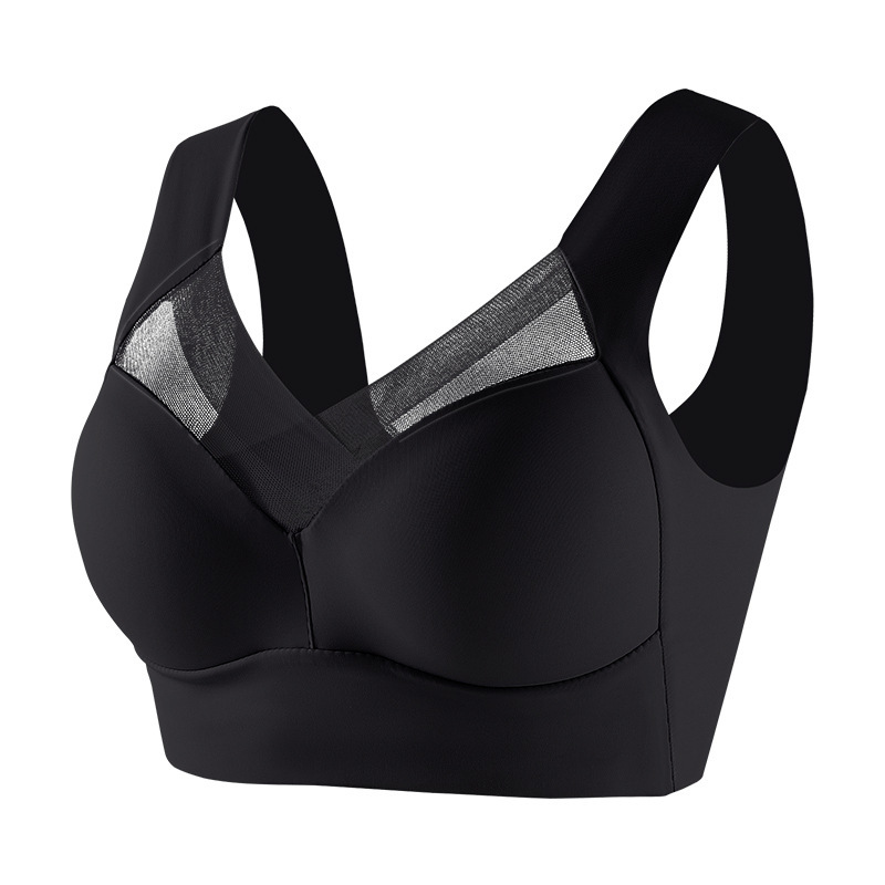 Seamless Plus Size Push Up Bra With Lace Backless Design 4