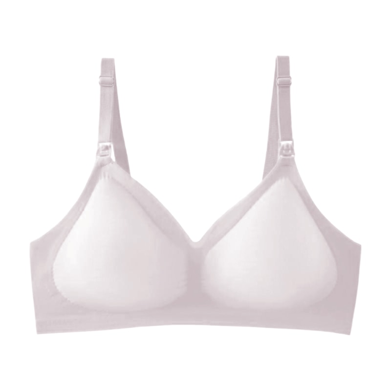 Soft Seamless Nursing Bra For Pregnant Breastfeeding Moms Detachable Sponge SkinFriendly Comfort 3
