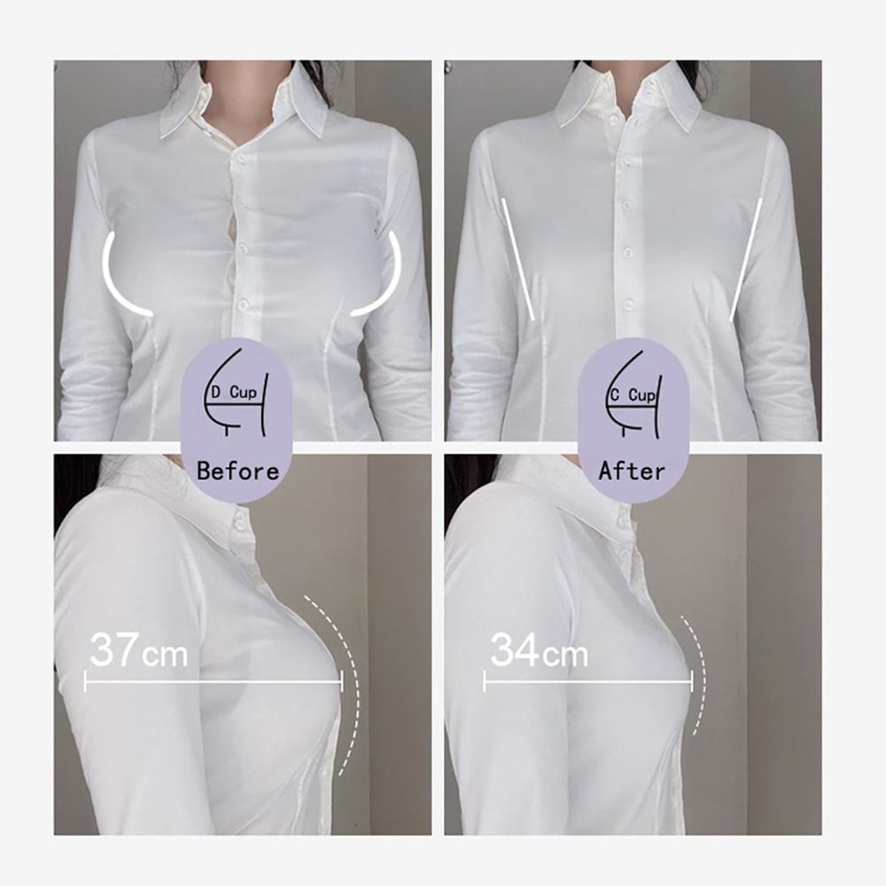 Full Comfort Plus Size Wireless Seamless TShirt Bra With Soft Support 3