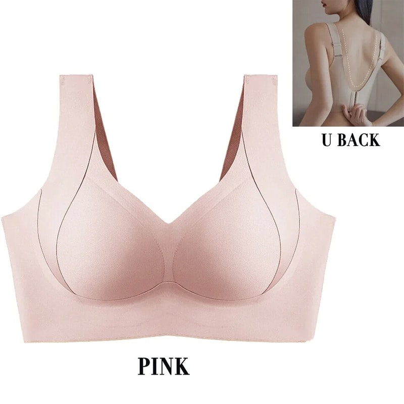 Full Comfort Plus Size Wireless Seamless TShirt Bra With Soft Support 6