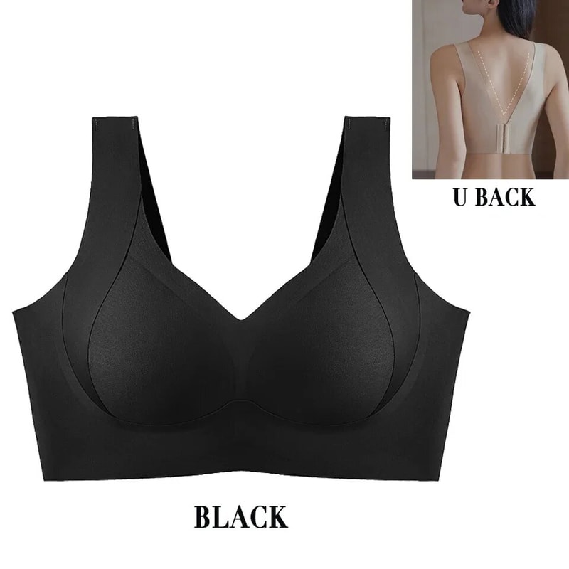 Full Comfort Plus Size Wireless Seamless TShirt Bra With Soft Support 8