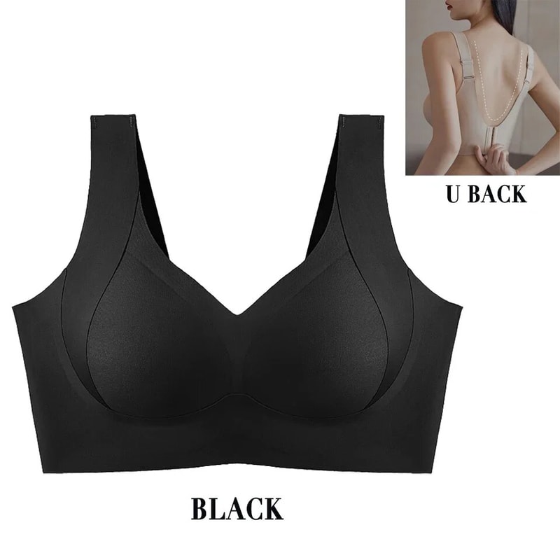 Full Comfort Plus Size Wireless Seamless TShirt Bra With Soft Support 9