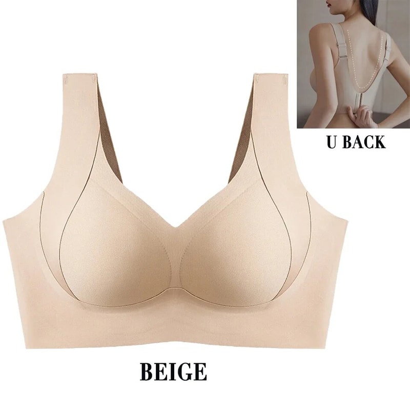 Full Comfort Plus Size Wireless Seamless TShirt Bra With Soft Support 10