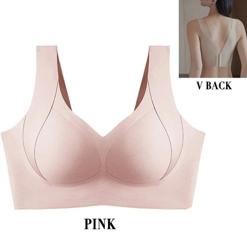 Full Comfort Plus Size Wireless Seamless TShirt Bra With Soft Support 11