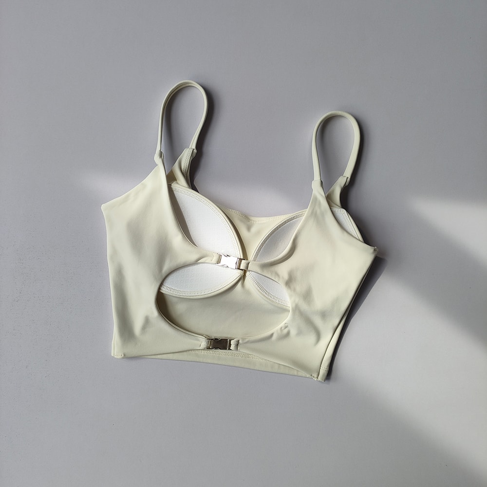 Womens High Impact Push Up Sports Bra Yoga Workout Support 3