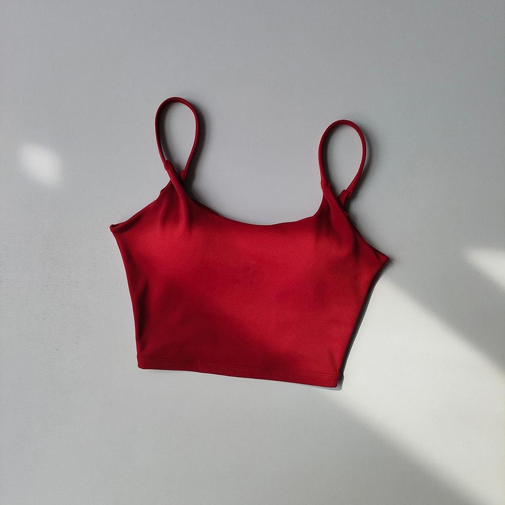 Womens High Impact Push Up Sports Bra Yoga Workout Support 6