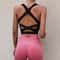Womens Cross Strap Yoga Sports Bra Push Up Crop Top 1