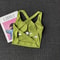 Womens Cross Strap Yoga Sports Bra Push Up Crop Top 3