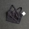 Womens Cross Strap Yoga Sports Bra Push Up Crop Top 2