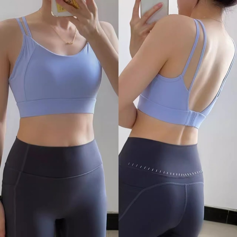 Womens Breathable Adjustable Yoga Fitness Sports Bra 1