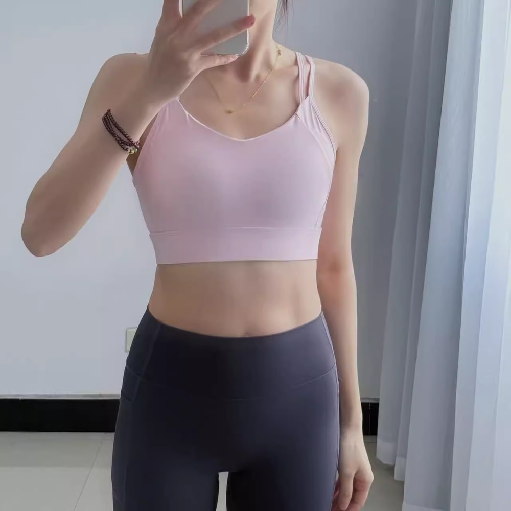 Womens Breathable Adjustable Yoga Fitness Sports Bra 3