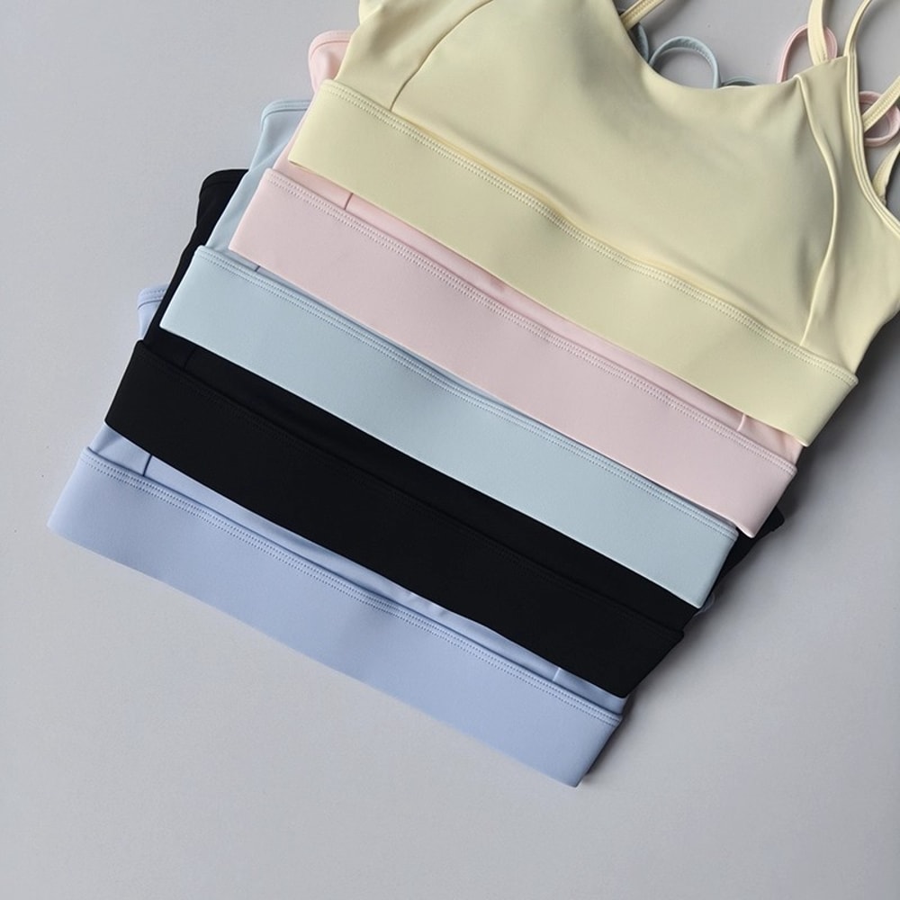 Womens Breathable Adjustable Yoga Fitness Sports Bra 4