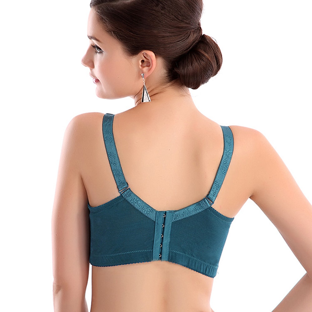 Elegant Push Up Bra For Women Lace Mesh Plus Size Lingerie 1