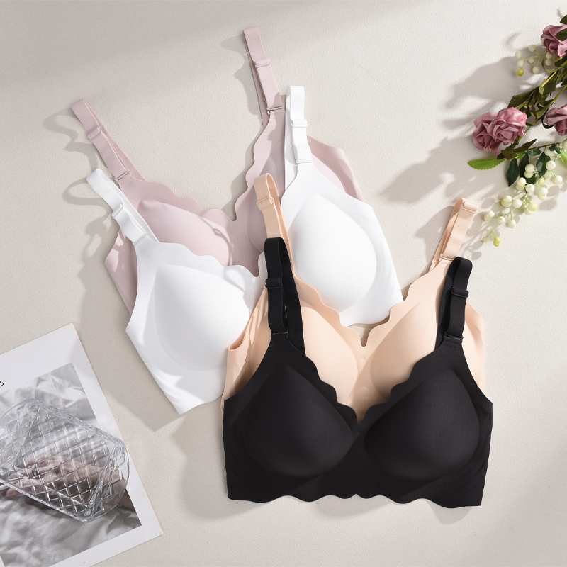 Plus Size Wireless Push Up Bralette With Removable Straps Comfort Fit 4