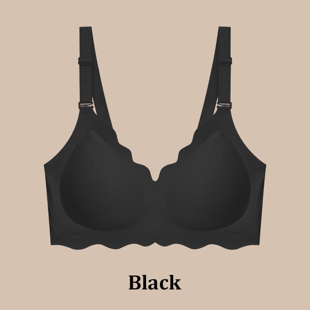 Plus Size Wireless Push Up Bralette With Removable Straps Comfort Fit 8