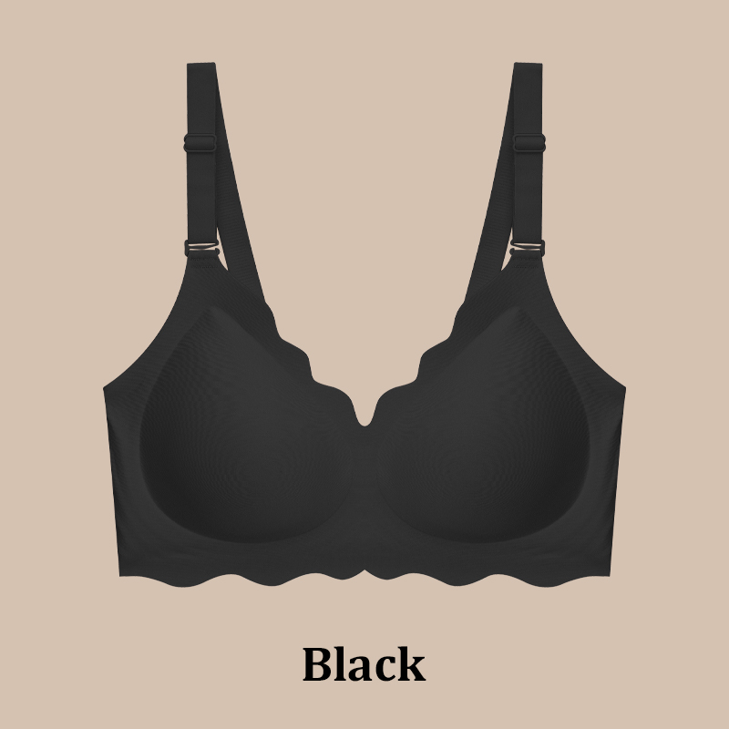 Plus Size Wireless Push Up Bralette With Removable Straps Comfort Fit 8