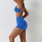 Womens Quick Dry Cross Back Sports Bra for Yoga Running & Fitness