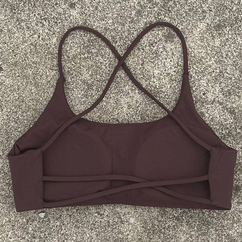 Womens Quick Dry Cross Back Sports Bra for Yoga Running & Fitness