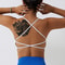 Womens Quick Dry Cross Back Sports Bra for Yoga Running & Fitness