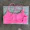Womens Quick Dry Cross Back Sports Bra for Yoga Running & Fitness