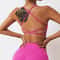 Womens Quick Dry Cross Back Sports Bra for Yoga Running & Fitness