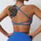Womens Quick Dry Cross Back Sports Bra for Yoga Running & Fitness
