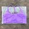 Womens Quick Dry Cross Back Sports Bra for Yoga Running & Fitness