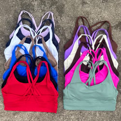 high impact womens sports bra for yoga & fitness
