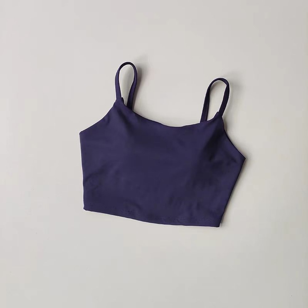 Breathable Sports Bra For Women With PushUp Support Yoga Gym Top 16
