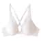Traceless Front Closure Lace Sexy Bra Breathable Push Up Womens Lingerie 0