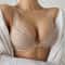 Traceless Front Closure Lace Sexy Bra Breathable Push Up Womens Lingerie 1