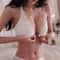 Traceless Front Closure Lace Sexy Bra Breathable Push Up Womens Lingerie 5