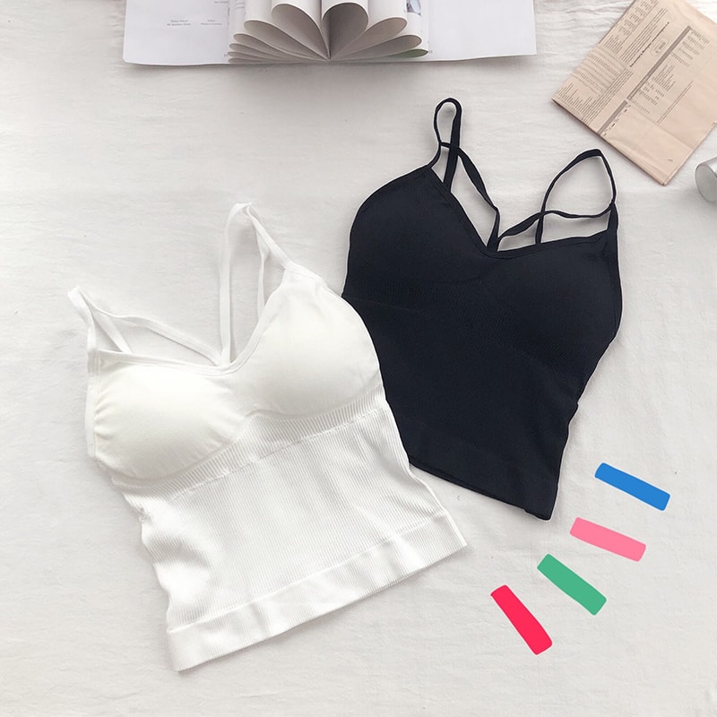 ComfortFit Cotton Womens Push Up Bra With Chest Pad Soft Tube Top Bra Comfortable Lingerie 0
