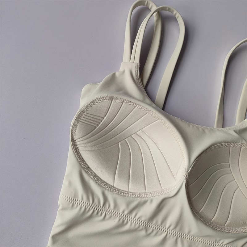 Premium Womens Yoga Sports Bra with Shock Absorbing Support and Beautiful Back Design