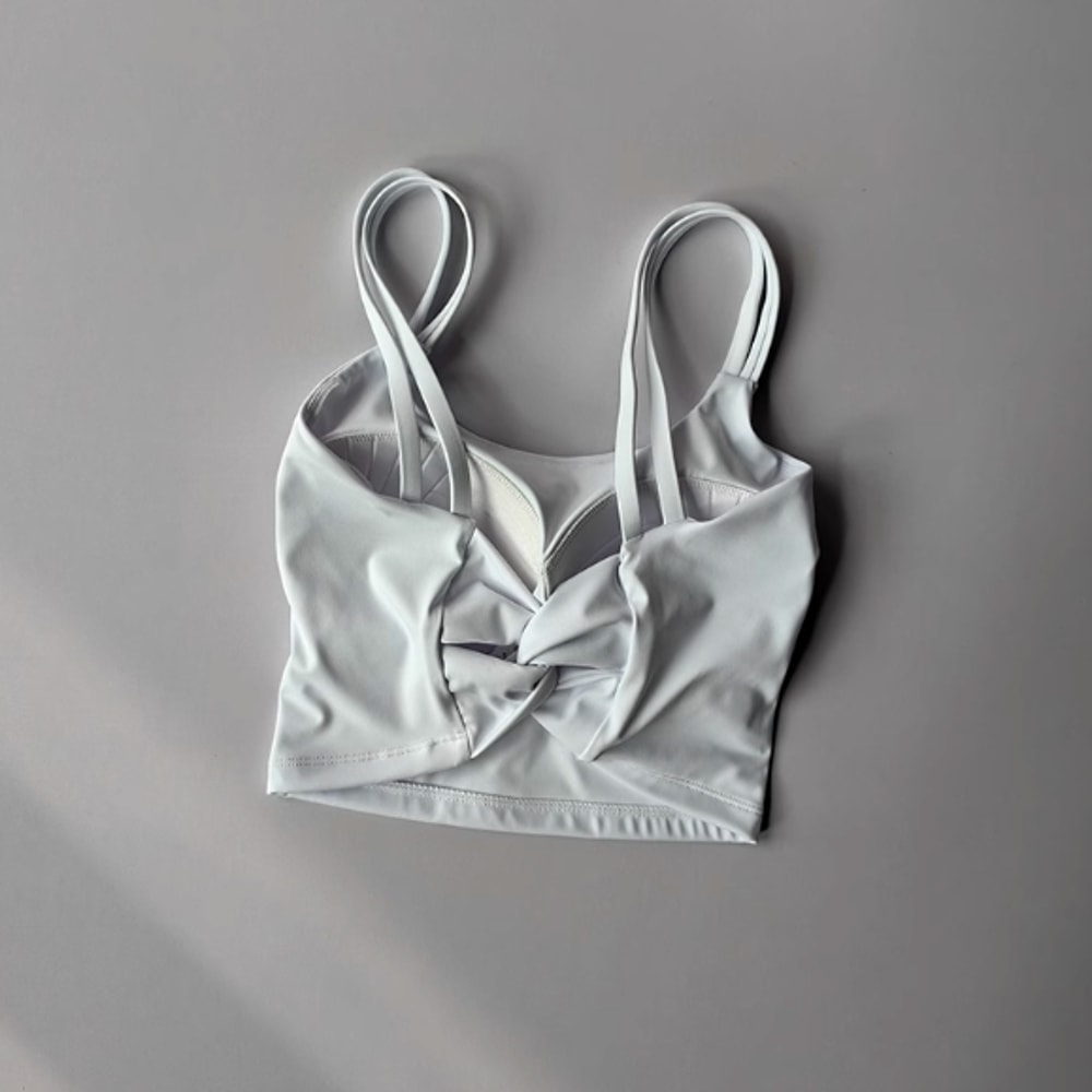 Premium Womens Yoga Sports Bra with Shock Absorbing Support and Beautiful Back Design