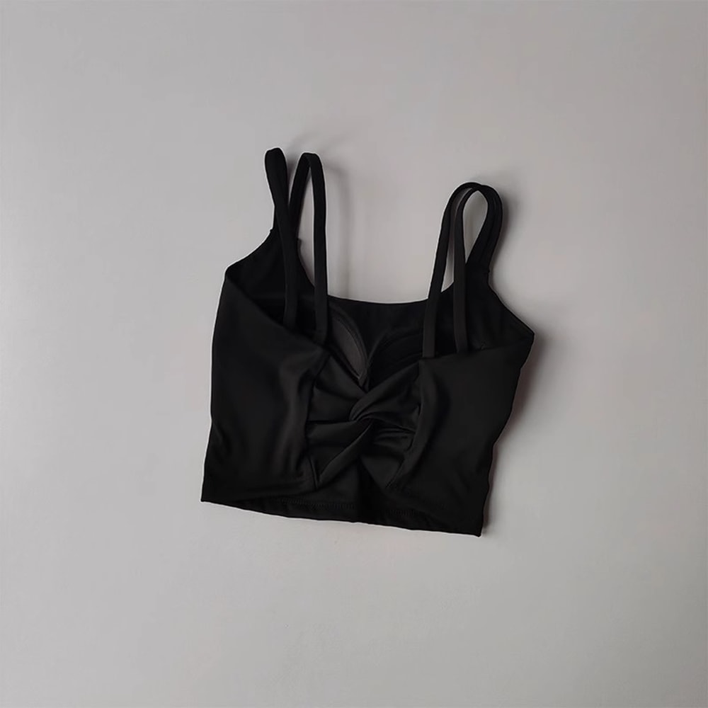 Premium Womens Yoga Sports Bra with Shock Absorbing Support and Beautiful Back Design