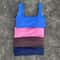 Solid Color Square Neck Sports Bra with Hollow Design & Push-Up Padding