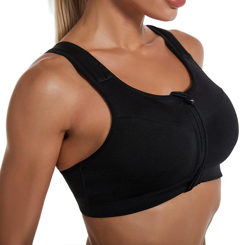 Premium Support Sports Bra Fitness Crop Top For Women Breathable Push Up Gym Top 0