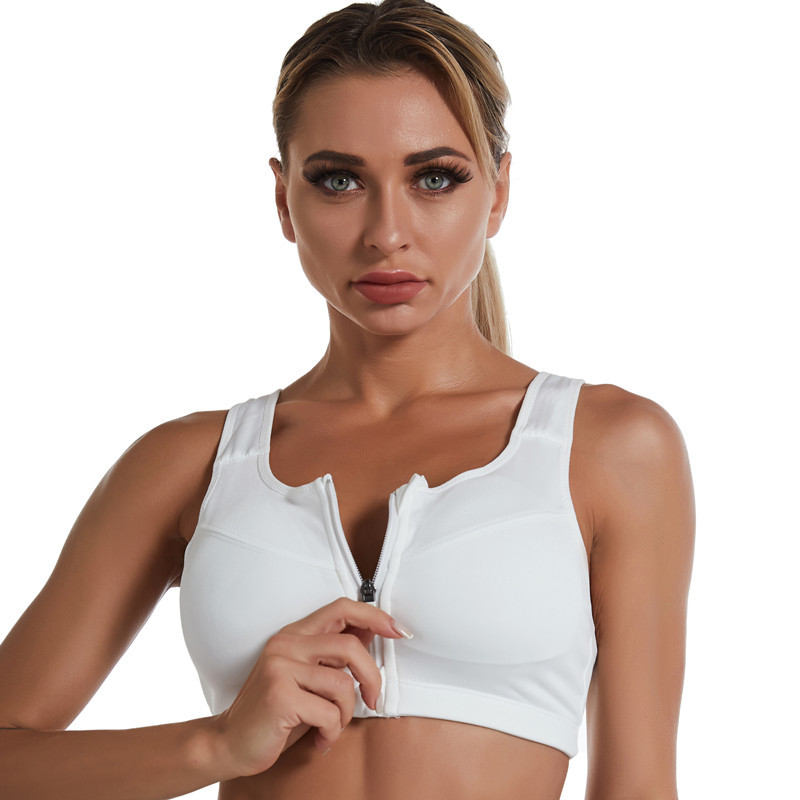 Premium Support Sports Bra Fitness Crop Top For Women Breathable Push Up Gym Top 8