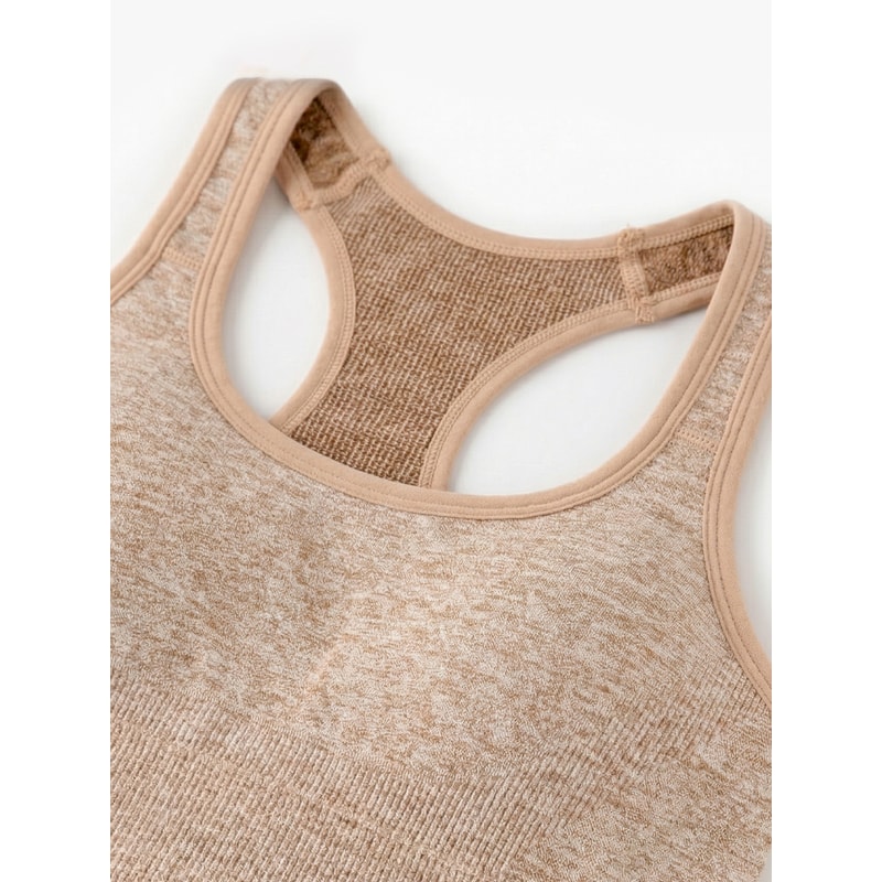 Premium Seamless Sports Bra Set – Racerback Yoga Crop Top for Women