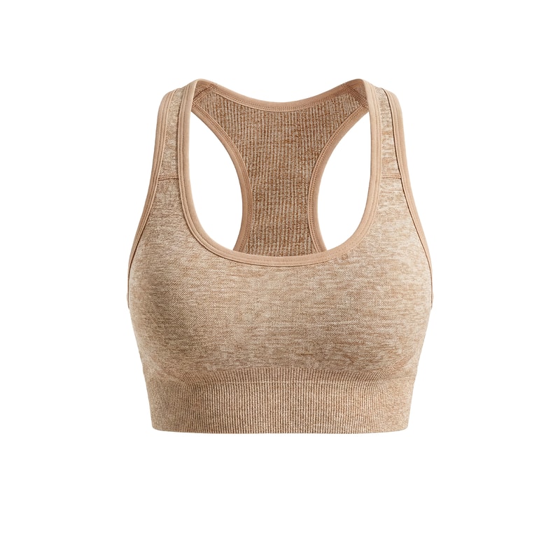 Premium Seamless Sports Bra Set – Racerback Yoga Crop Top for Women