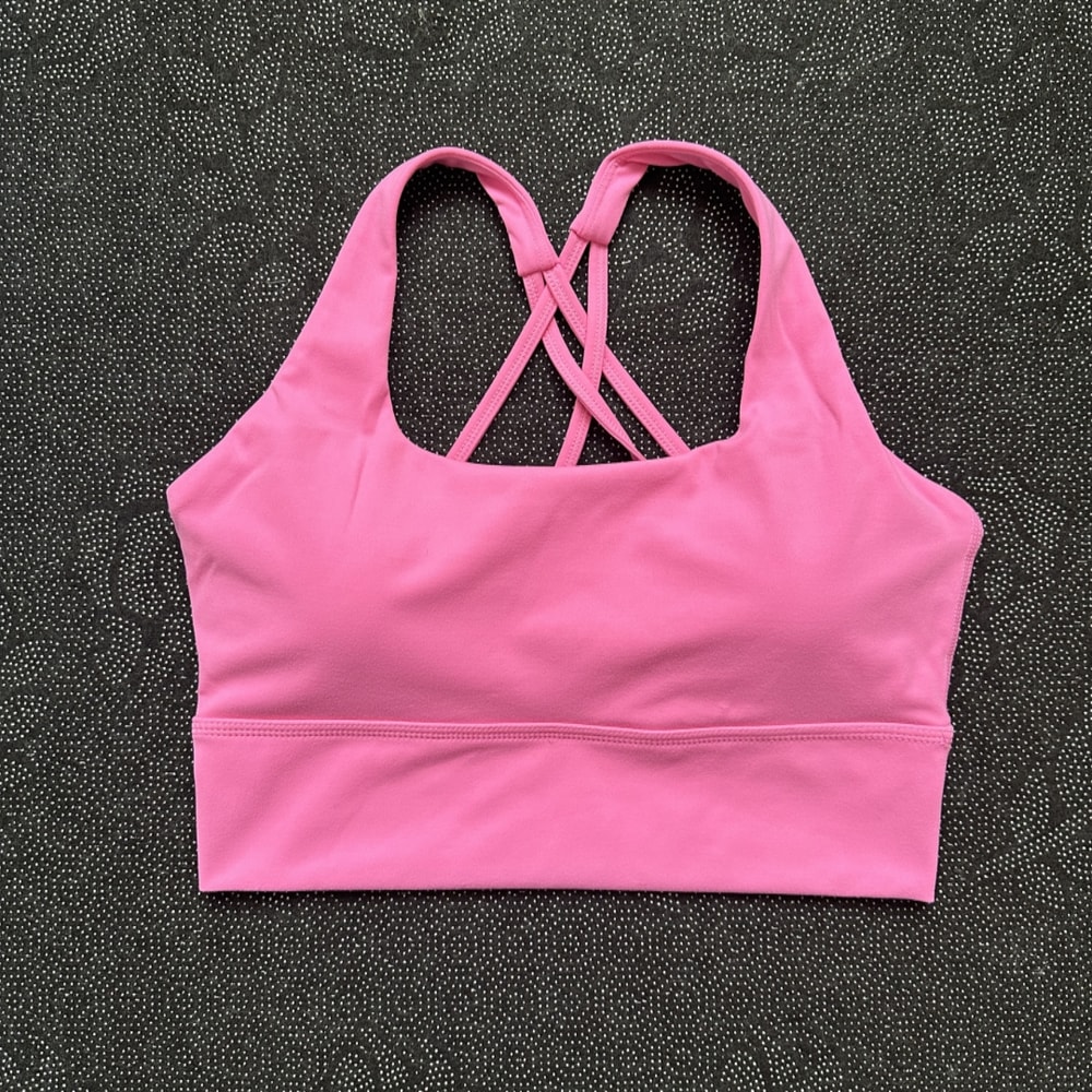 High Support Cross Back Workout Bra for Women High Impact Sports Bra