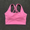 High Support Cross Back Workout Bra for Women High Impact Sports Bra